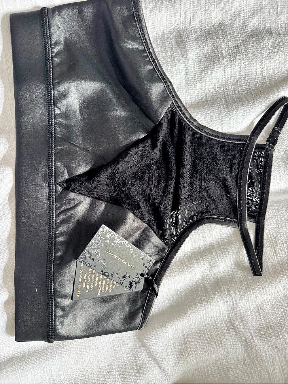 Kiki de Montparnasse Black Lace Bra NWT